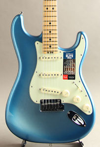 FENDER American Elite Stratocaster Sky Blue Metallc/M E-Guitar Free Shipping