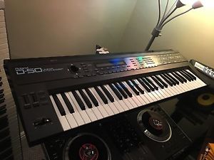 Roland D-50 D50 Synthesizer Great Condition Includes Sound Card