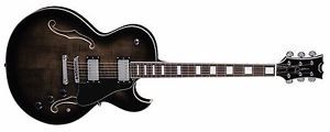 DEAN Colt FM semi-hollow body electric Hybrid GUITAR Flame Maple Trans Black NEW