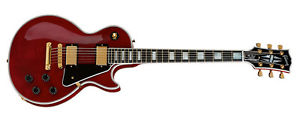 GIBSON LES PAUL CUSTOM WINE RED ELECTRIC GUITAR