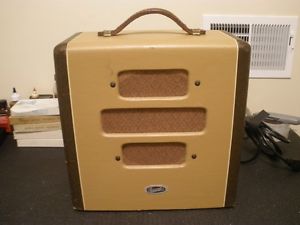 Vintage 1947-8 Supro Supreme Tube Combo Amp - 2 Tone Brown - Valco Made
