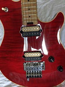 Peavey EVH Wolfgang USA Flame Red Maple And Birdseye neck, locking Floyd Rose.