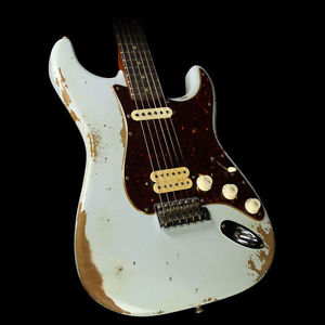 Fender Custom Shop '60s Stratocaster Heavy Relic Roasted Alder Guitar Sonic Blue