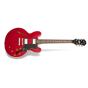 Epiphone DOT ES Style Semi-Hollowbody Electric Guitar, Cherry Red