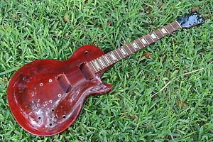 1990 GIBSON LES PAUL STUDIO CHERRY RED GUITAR BODY & NECK DIY PROJECT! #Y79