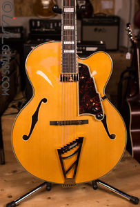 D'Angelico EXL-1 Hollowbody Electric Guitar Natural