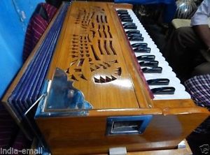 Indian Harmonium 3½ Octave Brass Reed Portable Traveller Peti Baja Bhajan Kirtan