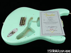 Fender Custom Shop Postmodern Relic Stratocaster BODY+ HARDWARE Strat Surf Green