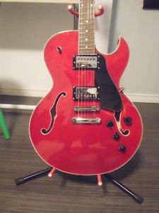 Dean colt es-137 style semi hollow guitar with case