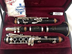 Beautiful 2009 BUFFET R-13 CLARINET- Silver keys , Newly Overhauled!