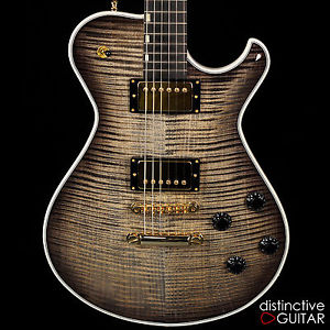 KNAGGS KENAI SSC T1 STEVE STEVENS SIGNATURE CUSTOM SINGLE CUTAWAY CHARCOAL BURST