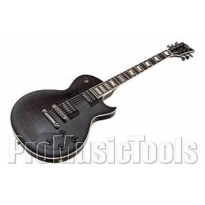 ESP Eclipse-II QM Duncan STBK - See Thru Black *NEW* last stock! -sd seymour usa
