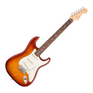 FENDER AMERIKANISCHE PROFI STRATOCASTER RW SSB ASH E-GITARRE