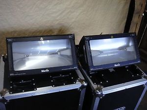 2 Martin Atomic 3000 watt Strobe lights, DMX Lighting Strobe 120V