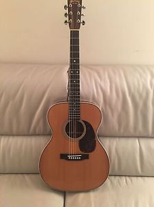 Martin 000-28H Custom 2010 Herringbone Acoustic-Electric Guitar NICE!