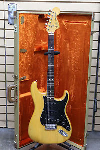 Vintage 1979 Fender Stratocaster Guitar Natural Body Strat Rosewood Neck