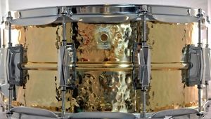 Ludwig 6.5x14 Hammered Bronze Supraphonic Snare Drum, LB552K