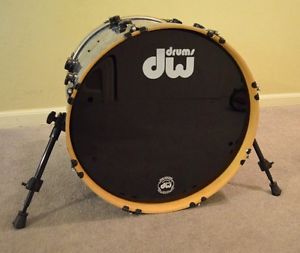 DW Drums Collectors Series All Maple 18" x 14" Bass Drum 1999 Blue Pearl w/ Case