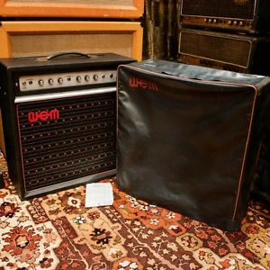 Vintage 1970s WEM (Watkins) Dominator MKIII 12" Valve Amp MINT w Cover & Receipt