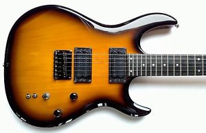 Carvin DC127 USA Custom Guitar W/CASE Tobacco Sunburst 1993