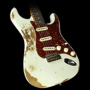 Fender Custom 1961 Roasted Alder Stratocaster Heavy Relic Electric Guitar White