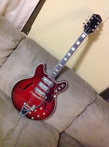 Airline 7030 Harmony H78 Hollow Body Electric Guitar 3 Dearmond 60s