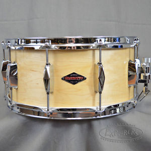 Craviotto Custom Snare Drum Diamond Cast Series 6.5x14 Maple - Natural Finish