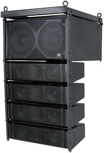 CLA-300 Active Ligne Array Système Audio, 300W + 300W, Noir