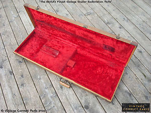 Vintage 1954 Fender Center Pocket Tweed Case 1955 Stratocaster Telecaster Tele