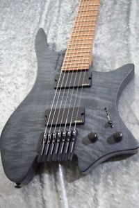 Strandberg Boden OS7 EMG / RM -Black / Birdeye Maple- New  w/ Gigbag