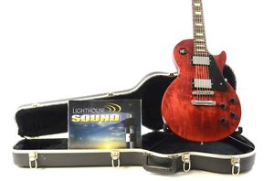2011 Gibson Les Paul Studio Satin Electric Guitar - Worn Cherry w/ Case - USA