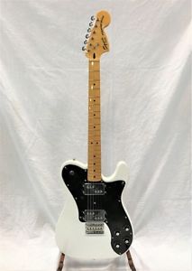 F/S Squier by Fender Vintage Modified Telecaster Deluxe Olympic White #03737982