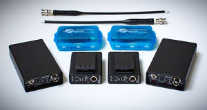 (2) Sets Lectrosonics Transmitter / Receiver - CR185 / M185 / M152 Lavalier Mics