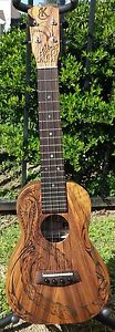 Kanilea Island Tattoo Concert Ukulele Solid Koa