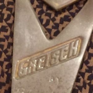 VINTAGE GOLD BIGSBY GRETSCH White Falcon Tailpiece V Cutout Parts Restore USA US