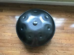 BALI STEELPAN Steel Hand Pan HANG DRUM with pillow & custom case at my house USA