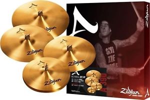 Zildjian A 391 Avedis Box Set RETOURE - 14''HH,16''+18''Crash,21''Ride