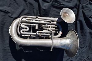 Vintage Buescher Double Bell Euphonium - 4 Valves