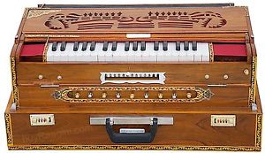 Details about  Professional Harmonium Folding Teak Wood Harmonium 13 Scale Chan