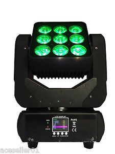 9*10W RGBW quad in1 CREE Led Beam Moving Head Matrix Light moving stage lighting