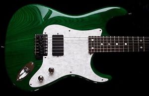 Warmoth Custom 7/8 W/CASE USA MADE Electric Guitar/ Birdseye Maple Neck EMG