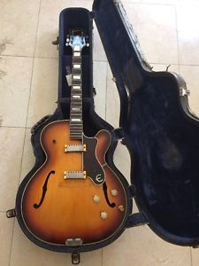 RARE Epiphone Electric Hollow Body Guitar 1958 USA W/ Case