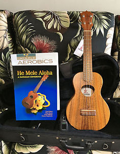 Koaloha Pikake Koa Wood 4 String Satin Finish Concert Ukulele w/Strap Hardcase