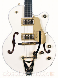 Gretsch G6112TCB Blanc Falcon Junior Guitare Électrique (d'occasion)