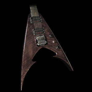 Used 2007 Bernie Rico Junior Vixen Electric Guitar Transparent Black