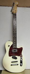 Reverend Guitars Buck Shot -wht w-Tusq bridge inserts. NO case -EX