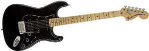 FENDER AMERIKANISCHE SPECIAL STRATOCASTER HSS MN BLACK E-GITARRE