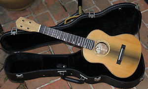 Covered Bridge Tenor Ukulele, Sinker Douglas Fir, Master Grade Myrtle w/ case