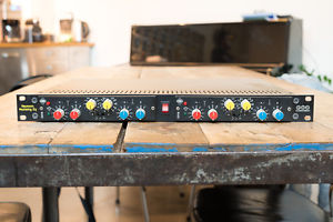 VINTAGE PAIR OF NEUMANN EQ W495B IN 1U RACK - GERMAN MASTERING EQUALIZER