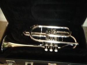 Superb Yamaha Long Model Silver Plated Cornet Custom Shop Modified